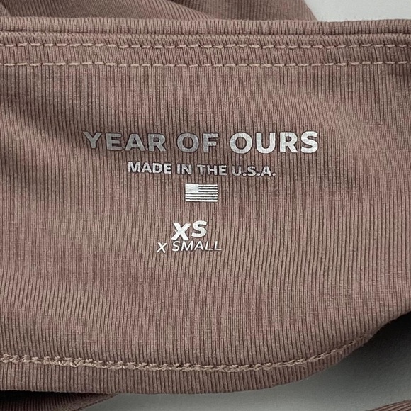 YEAR OF OURS Tie Front Swim Top Sz XS - Picture 5 of 5